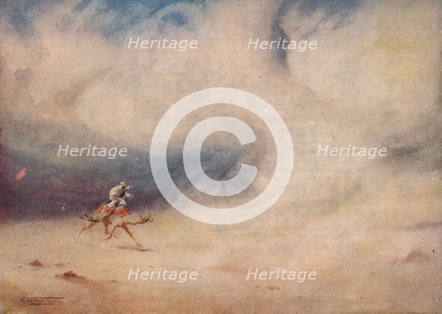 'Whirlwind in the Desert', c1880, (1904). Artist: Robert George Talbot Kelly.