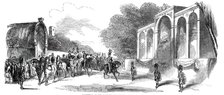 Reception of Her Majesty at Berwick-Upon-Tweed, 1850. Creator: Ebenezer Landells.