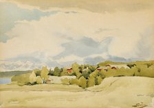 Landscape, 1899. Creator: Antti Faven.