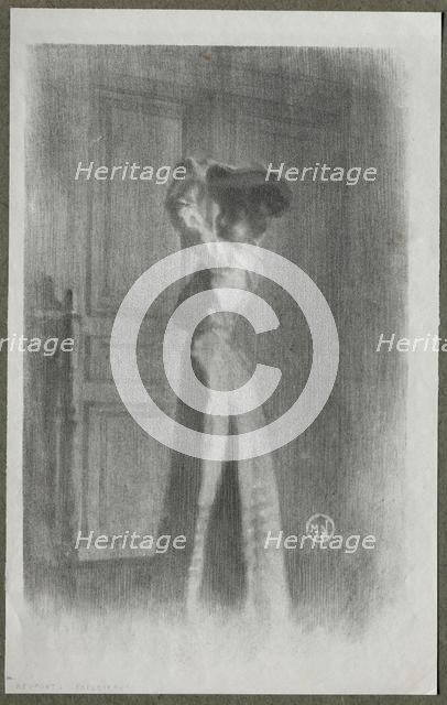 Fashionable Woman, c. 1900. Creator: Maurice Louis Henri Newmont (French, 1868-1930).