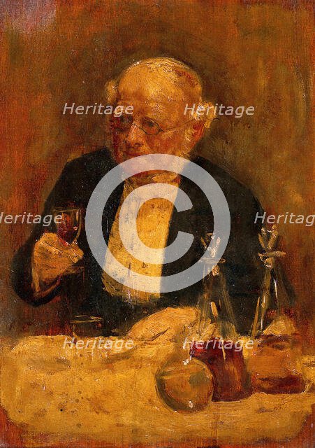 Sir Thomas Spencer Wells Bt.  (1818-1897), (1897?). Creator: Solomon Joseph Solomon.