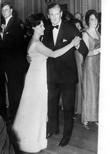Princess Margaret dancing with the Duke of Northumberland at a Dr Barnardo's charity ball, 1967. Artist: Unknown