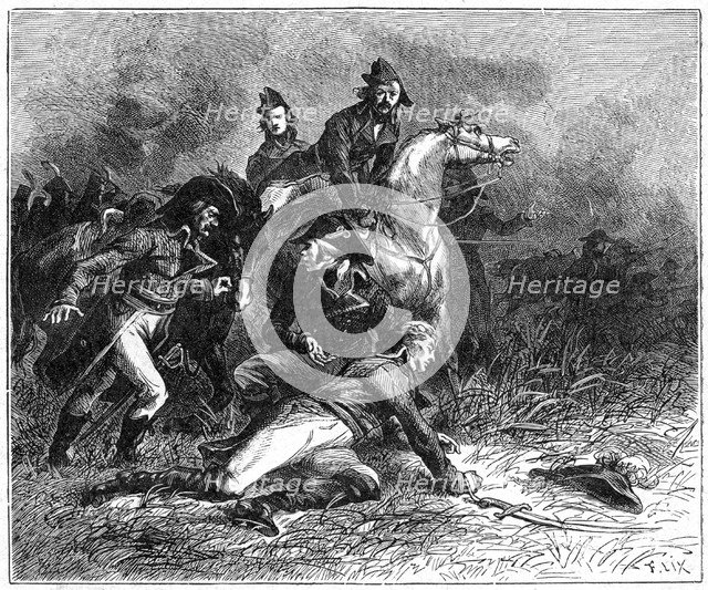 Death of Louis Charles Antoine Desaix, French General and military leader, 1898. Artist: Barbant