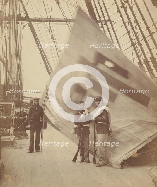 The Capture Corean [sic] Standard, 1871. Creator: Felice Beato.