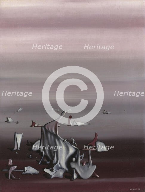 A force égale, 1935. Creator: Tanguy, Yves (1900-1955).