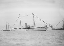 The 664 ton steam yacht North Star, 1911. Creator: Kirk & Sons of Cowes.