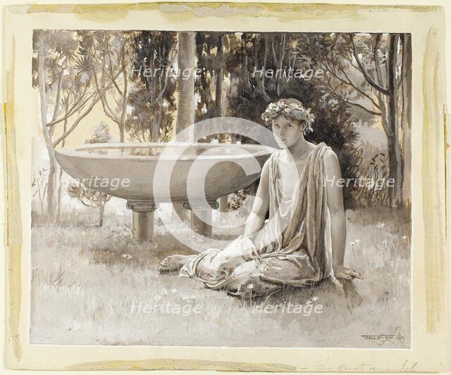The Guarded Nymph Near-Smiling on the Green, 1885. Creator: Will H. Low.