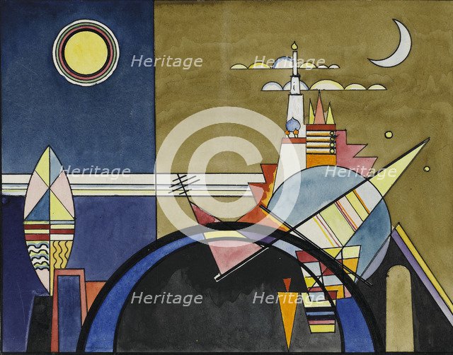 Picture XVI. The Great Gate of Kiev. Stage design for Pictures at an Exhibition by Modest Mussorgs