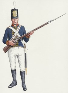 Napoleonic ordinary gunner from a Royal Artillery Invalid regiment c.1803-15, (c2000-2015)