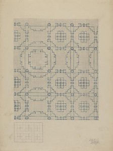 Homespun Quilt, c. 1937. Creator: Julie C Brush.