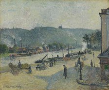 Place Lafayette, Rouen, 1883. Creator: Pissarro, Camille (1830-1903).