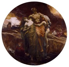 And the Sea Gave Up the Dead Which Were In It, 1891-92.  Creator: Frederic Leighton.