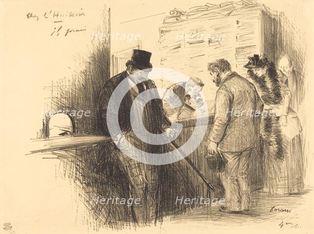 At the Bailiff's, c. 1891. Creator: Jean Louis Forain.