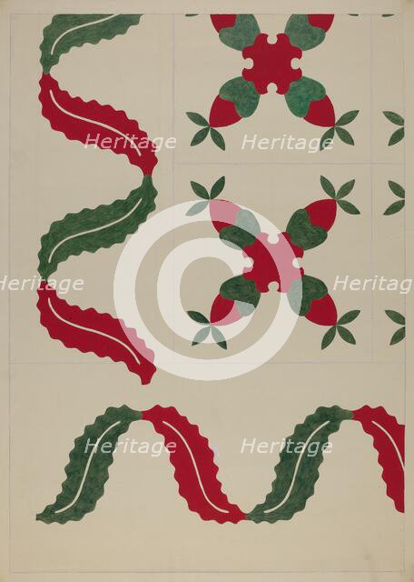 Quilt, c. 1937. Creator: Dorothy Posten.