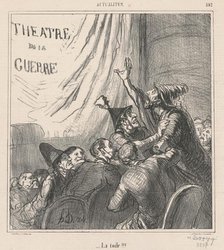 La toile!!!, 19th century. Creator: Honore Daumier.