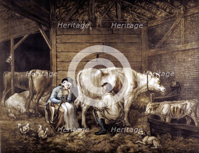 'The Cowshed'. Artist: Unknown