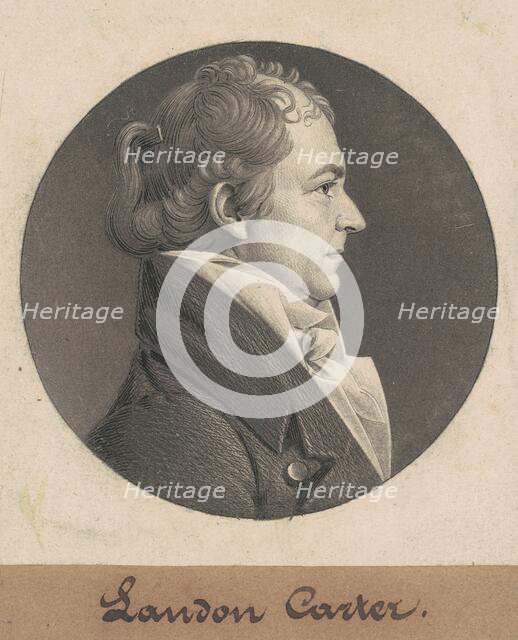 Thomas Reade Rootes, 1808. Creator: Charles Balthazar Julien Févret de Saint-Mémin.