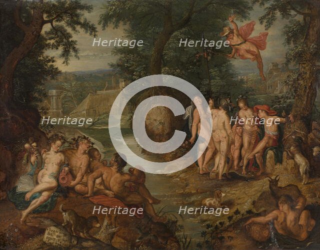 The Judgement of Paris, 1614. Creator: Joachim Anthonisz Wtewael.