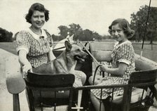 'Driving with Her Sister in Windsor Great Park - 1941', 1947. Creator: Unknown.