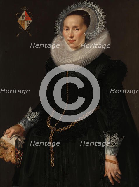 Portrait of Johanna le Maire (c.1601-60), c.1622-c.1629. Creator: Nicolaes Eliasz Pickenoy.
