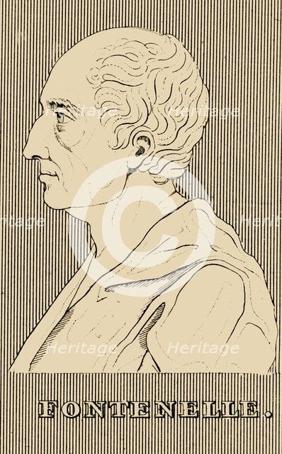 'Fontenelle', (1657-1757), 1830. Creator: Unknown.