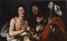 Saints Roch and Sebastian. Creator: Strozzi, Bernardo (1581-1644).