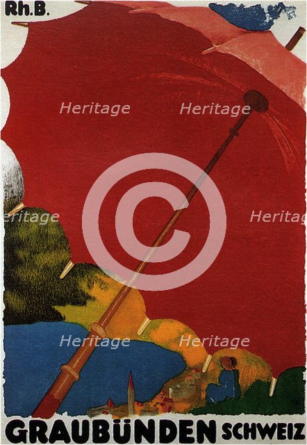 The Grisons, Switzerland, 1918. Artist: Giacometti, Augusto (1877-1947)