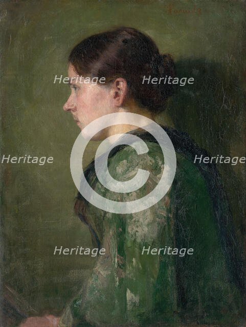 Lost in Thought, 1897. Creator: Jozef Hanula.