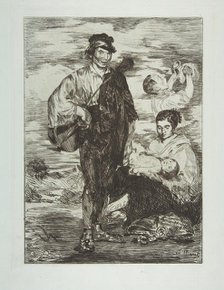 The Gypsies (Les Gitanos), 1862. Creator: Edouard Manet.
