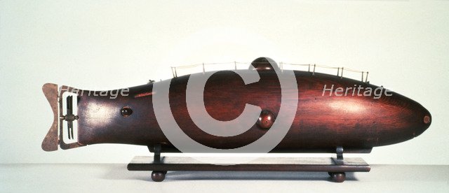 The Ictíneo, submarine made by Narcis Monturiol.