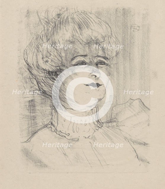 Marie-Louise Marsy, 1898., 1898. Creator: Henri de Toulouse-Lautrec.