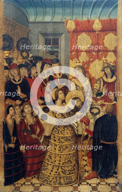Herod's Feast. Artist: García de Benavarre, Pedro (active 1445-1485)