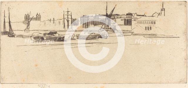 The White Tower, c. 1875. Creator: James Abbott McNeill Whistler.