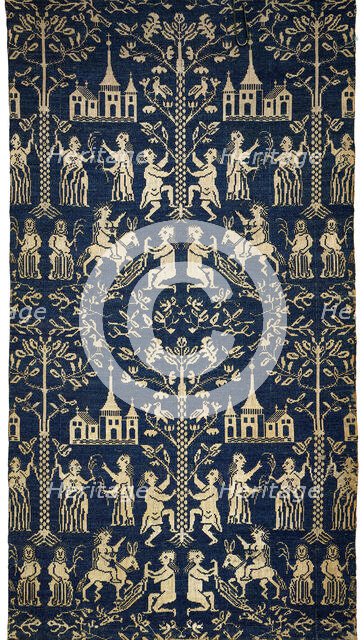 Panel (Depicting Christ Entering Jerusalem), Denmark, 17th century. Creator: Unknown.