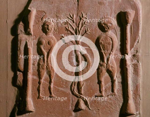 Adam and Eve, Tunisia, 5th Century. Artist: Unknown