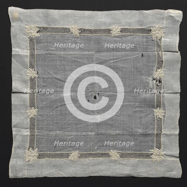 Handkerchief, 1800s. Creator: Unknown.