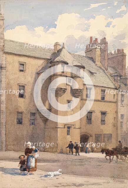 George Jamesone's House, 1886. Creator: John Mitchell.