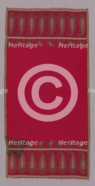 Long Shawl, Scotland, 1815/20. Creator: Unknown.