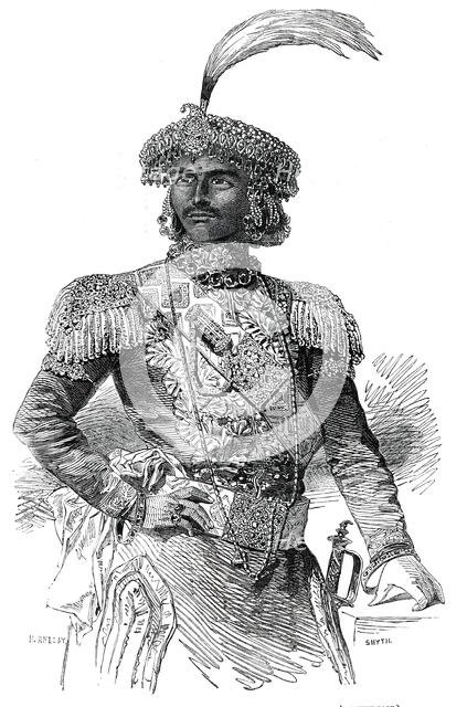 His Excellency Jung Bahadoor, Ambassador from the Court of Nepaul, 1850. Creator: Unknown.