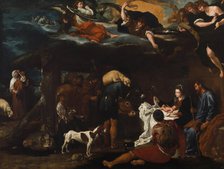 The Adoration of the Shepherds, c1617. Creator: Castelló, Vicent (1585-1636).