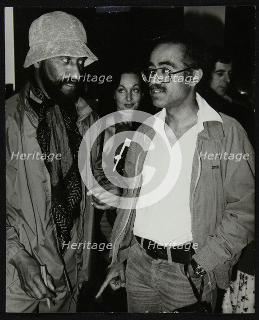Saxophonists Sonny Rollins and Art Themen, Wembley Conference Centre, London, 1979. Artist: Denis Williams