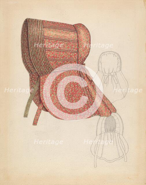 Sunbonnet, c. 1936. Creator: Roberta Spicer.