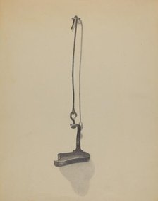 Hanging Lamp, c. 1936. Creator: Anna Aloisi.