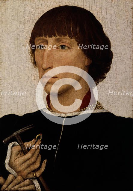 Francesco d'Este (born about 1429, died after July 20, 1486), ca. 1460. Creator: Rogier Van der Weyden.