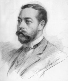 George Frederick Ernest Albert (King George V), 1910.Artist: John Seymour Lucas