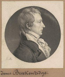 James Breckinridge, 1808. Creator: Charles Balthazar Julien Févret de Saint-Mémin.