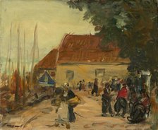 Volendam Street Scene, 1910. Creator: Robert Henri.