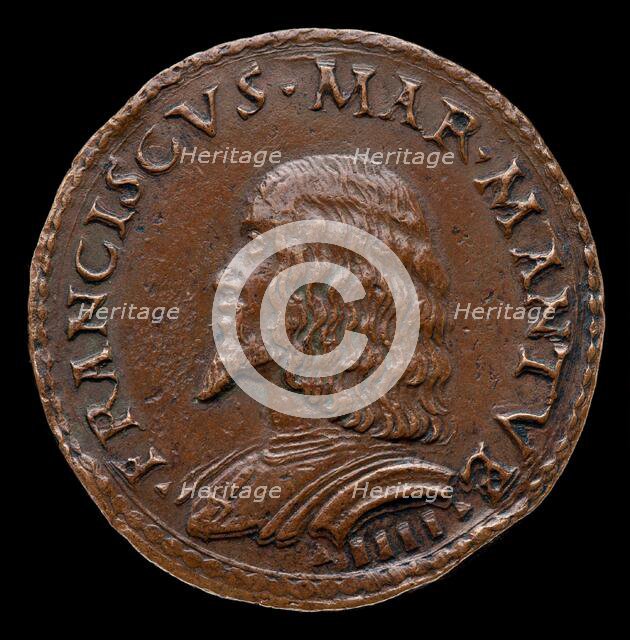 Francesco II Gonzaga, 1466-1519, 4th Marquess of Mantua 1484 [obverse], probably 1484/1506. Creator: Gian Marco Cavalli.