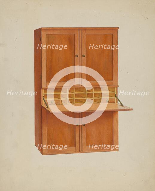 Shaker Secretary, 1935/1942. Creator: John W Kelleher.