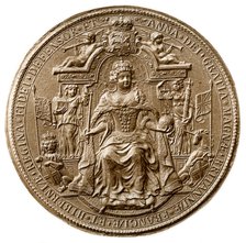 Third Great Seal of Queen Anne, obverse, 1702-1714 (1906). Artist: Unknown